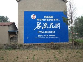 乐山农村墙体广告的长尾效应