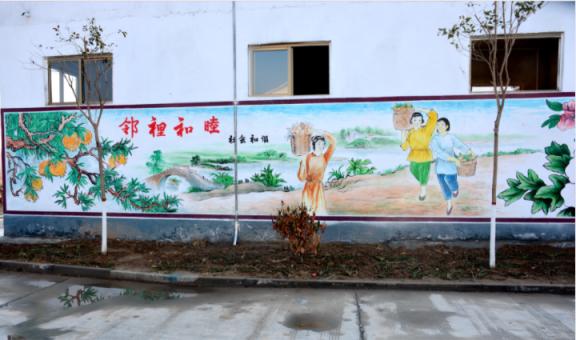 乐山乡镇文化墙 乡风文明焕发新活力